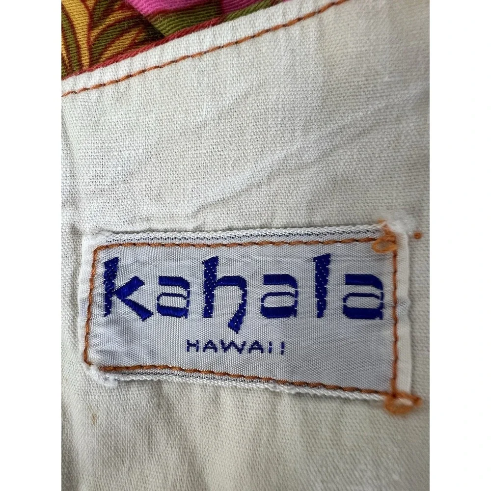 VTG Kahala Hawaii Hawaiian Romper Playsuit BATHING‎ SUIT Floral Y2K USA